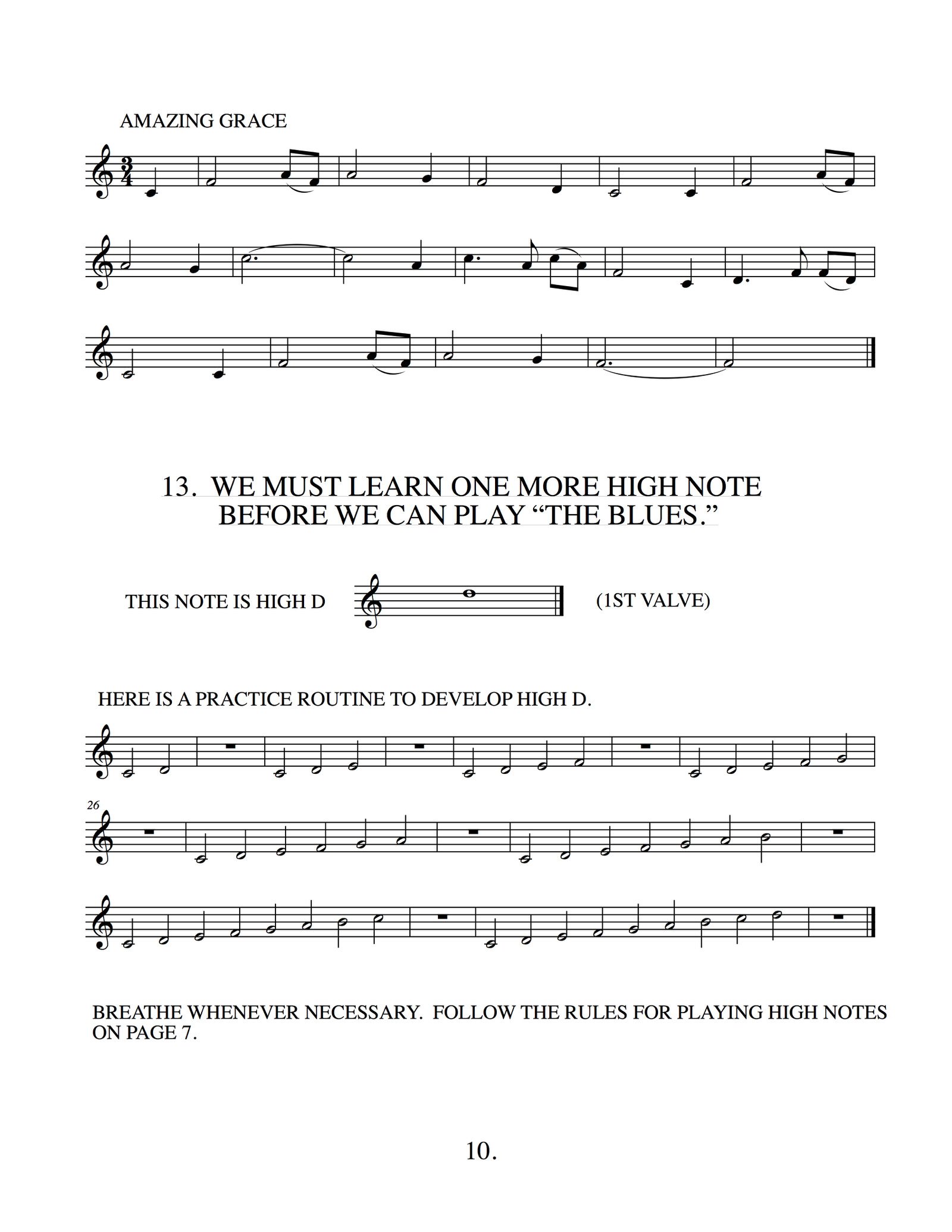 beginner trumpet pieces